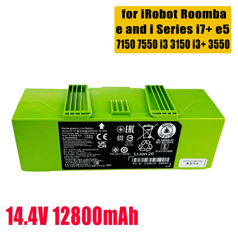 Замена вакуумной батареи ABL-F для робота-пылесоса Roomba i7 + Plus 7150 7156 7158 7550 7558 i7150 i7156 i7158