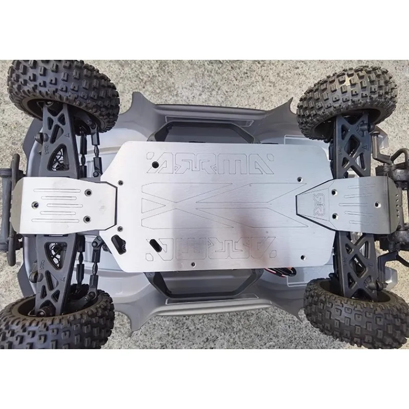 GPM основное шасси из нержавеющей стали с Бампером для ARRMA 1/10 4WD SENTON 4X4 V3 3S BLX