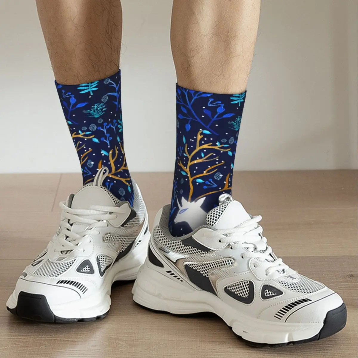 Необычные Компрессионные Мужские короткие носки в стиле Харадзюку