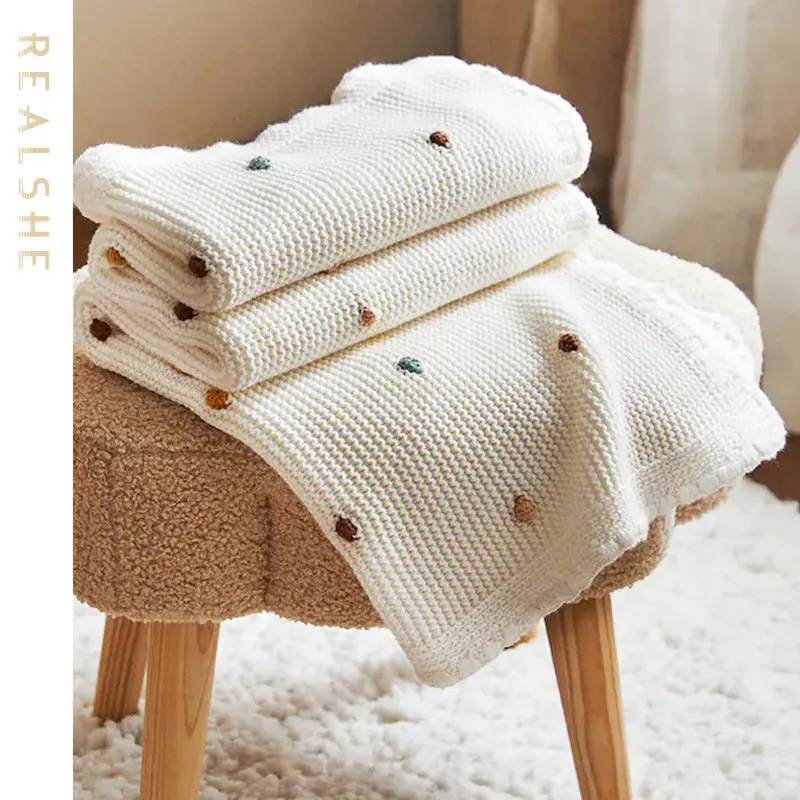 

2023 Fashion Korean Style Winter Warm Baby Receiving Blanket Cotton Infant Kids Sleeping Baby Blanket for Baby Kids