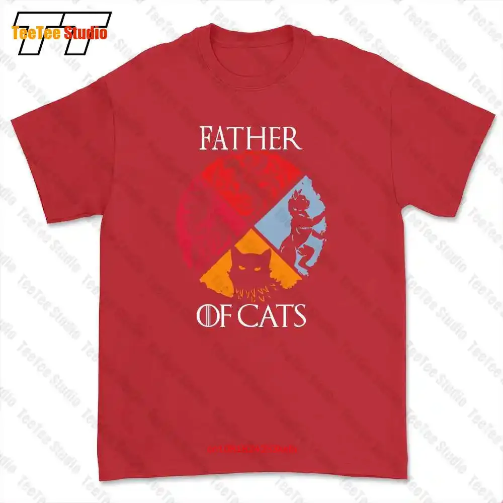 Футболка Отец кошек есть кошка в подарок на день отца DWW9