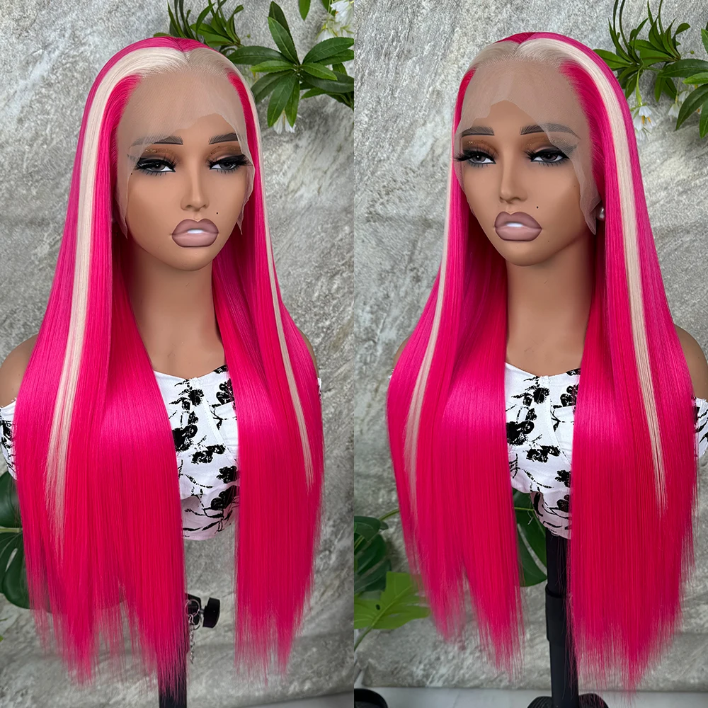 Apolaurel Blond Синтетический кружевной парик Прямые каштановые волосы для ежедневного