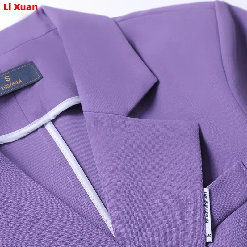 New Elegant Women Formal Suits For 2023 Summer High Quality Fashion Slim Casual Blazer And Pants Office Ladies Work Wear