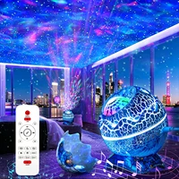 star projector dinosaur egg galaxy projector night light with bluetooth music speaker for bedroom decor adults children gifts