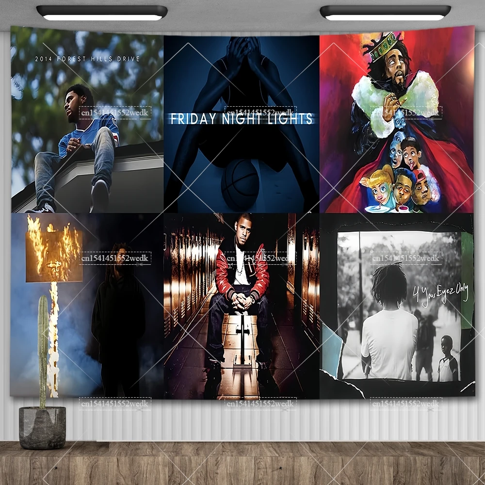 Настенный Гобелен J Cole с надписью 4 ваши глаза