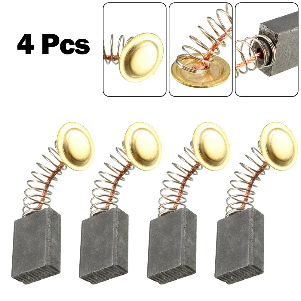 

4pcs Carbon Brushes Kit For Electric Motors 16 X 12.5 X 6.5mm Replacement Part 25mm Length Carbon Brushes