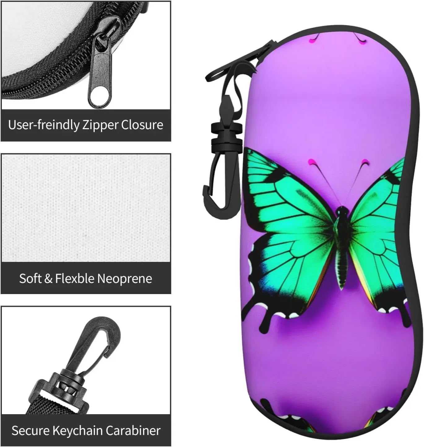 Солнцезащитные очки rainbow lines мягкие переносные неопреновые на молнии дорожная