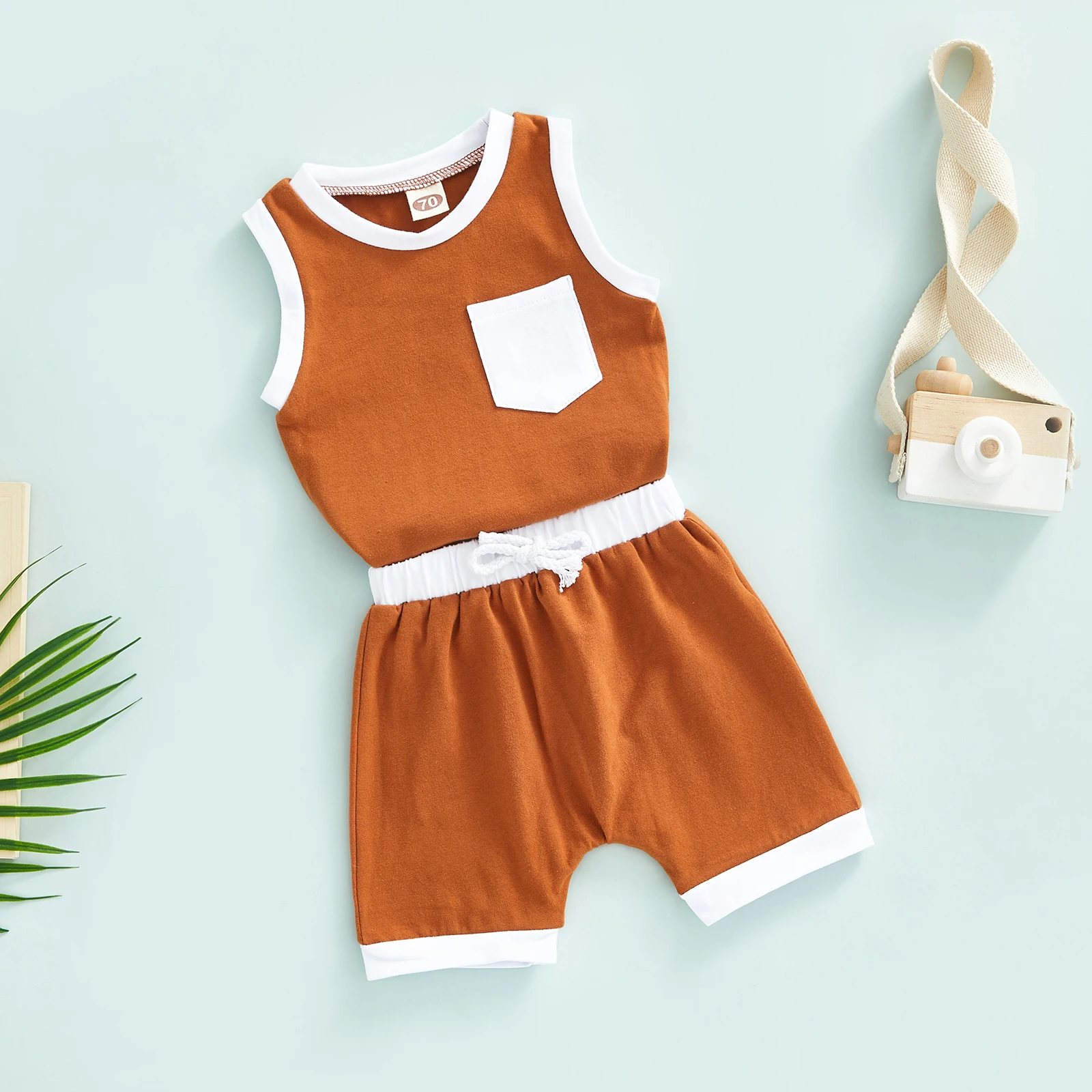 Женский летний комплект одежды ma &amp baby жилет с карманами и шорты повседневная