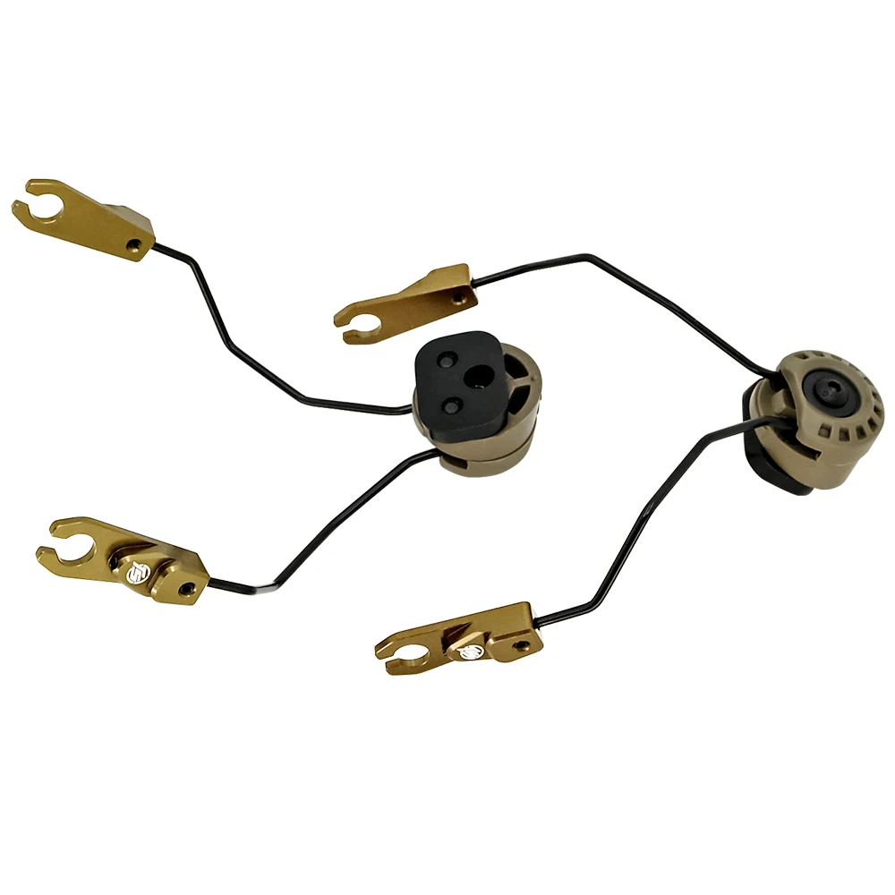 Tactical Headset ARC MOUNT Tactical Helmet ARC OPS Track Adapter for MSA SORDIN Earphone Airsoft Gun Hunting Shooting Earmuffs