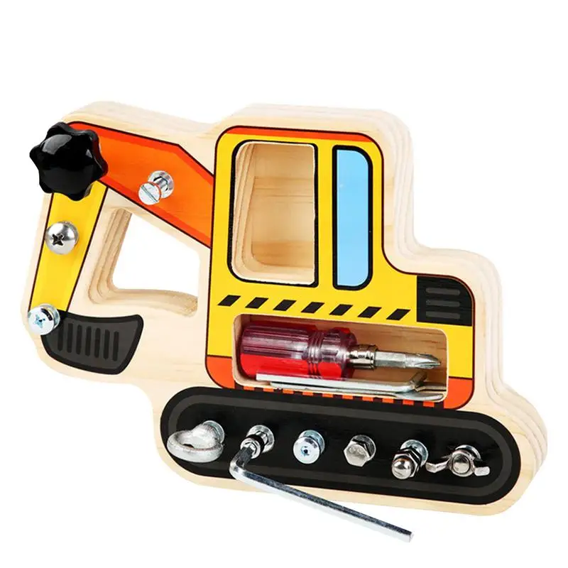 

Wooden Screw Driver Toy Wooden Preschool Learning Activities Fine Motor Skills And Sensory Toys Classroom STEM Toy For Kids