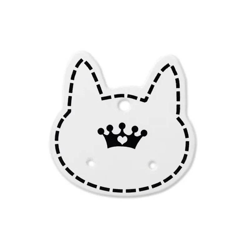 

20 кошачьих сережек картон корона перфорация ювелирные изделия картонные карты DIY серьги ожерелье демонстрация этикеток декоративная упаковка