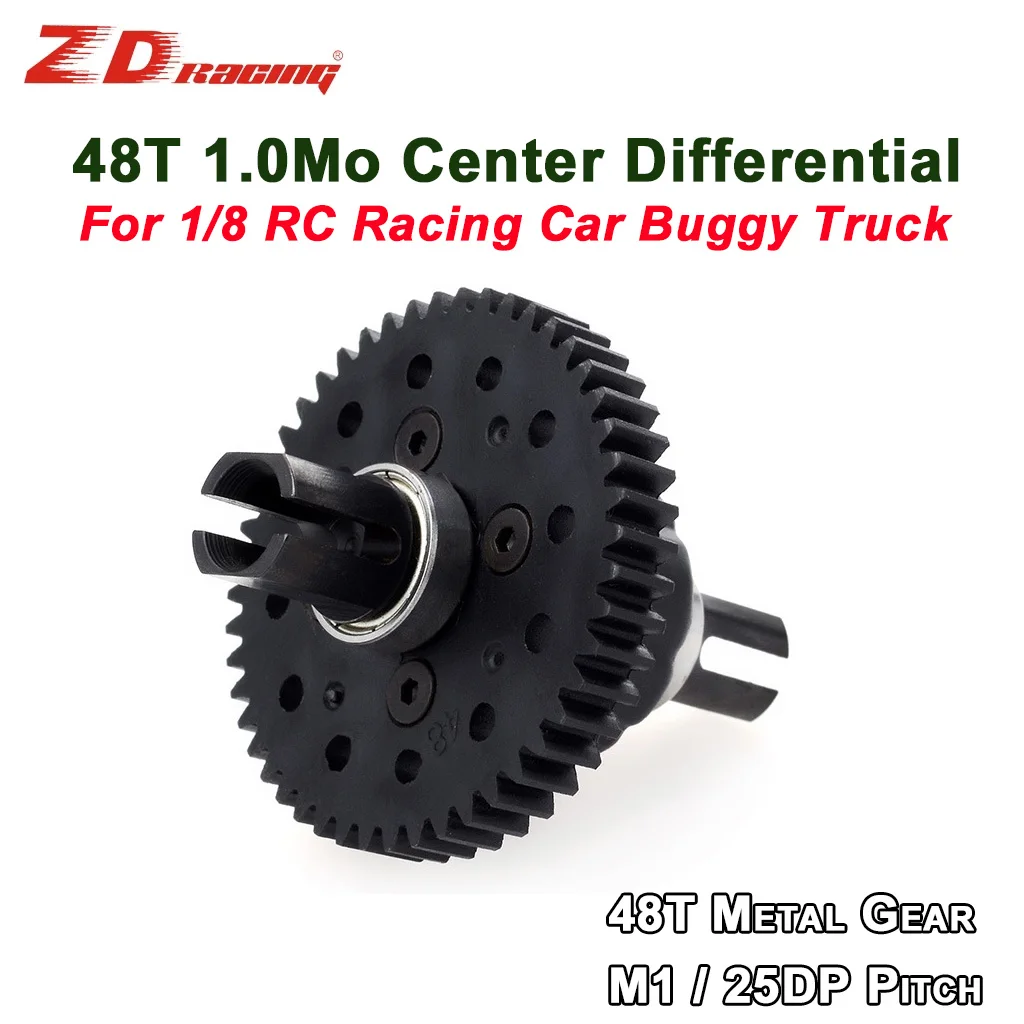 

ZD Racing 8474 дифференциал 48T центральный дифференциал 1/8 m0 дифференциал прямозубая передача для радиоуправляемых автомобилей запчасти для грузовиков
