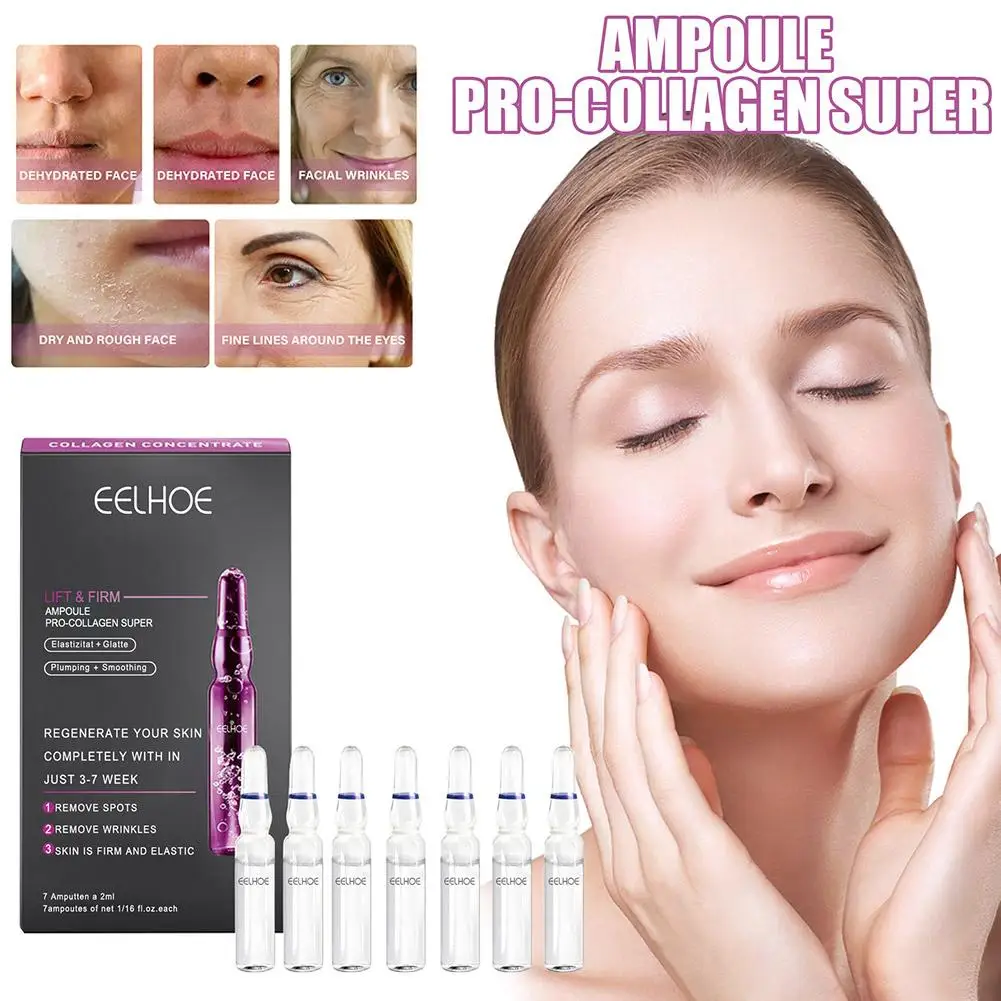 

Ceramide Pro-Коллагеновая ампульная Сыворотка для лифтинга, сыворотка для лица, осветляющая, против морщин, увлажняющая, ретинол, осветляющая кож...