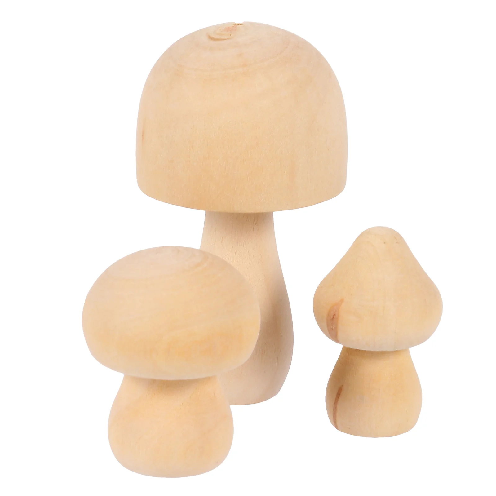 

9 Pcs Bulk Toys Wood Mushrooms Craft Blank Peg Dolls Woodsy Decor Unfinished Wooden Head Ornaments Crafts Doodle White Germ