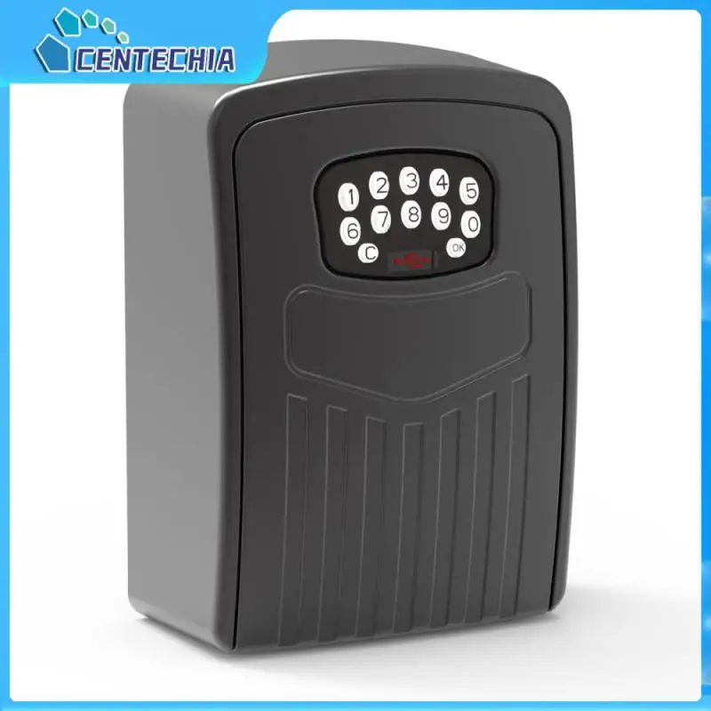 

Smart Lock Box Street Trade Portable Key Safe Holder Box Tuya Security Weatherproof Smart Key Box Electronic Key Safe Wall Mount