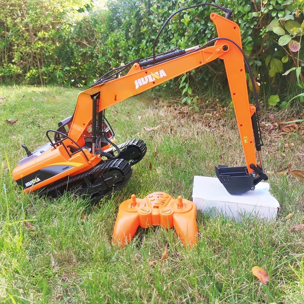 

Huina 1:14 Alloy Professional Excavator RC Truck Huina 1551 Caterpillar Remote Control Engineering Construction Vehicle Gift Toy