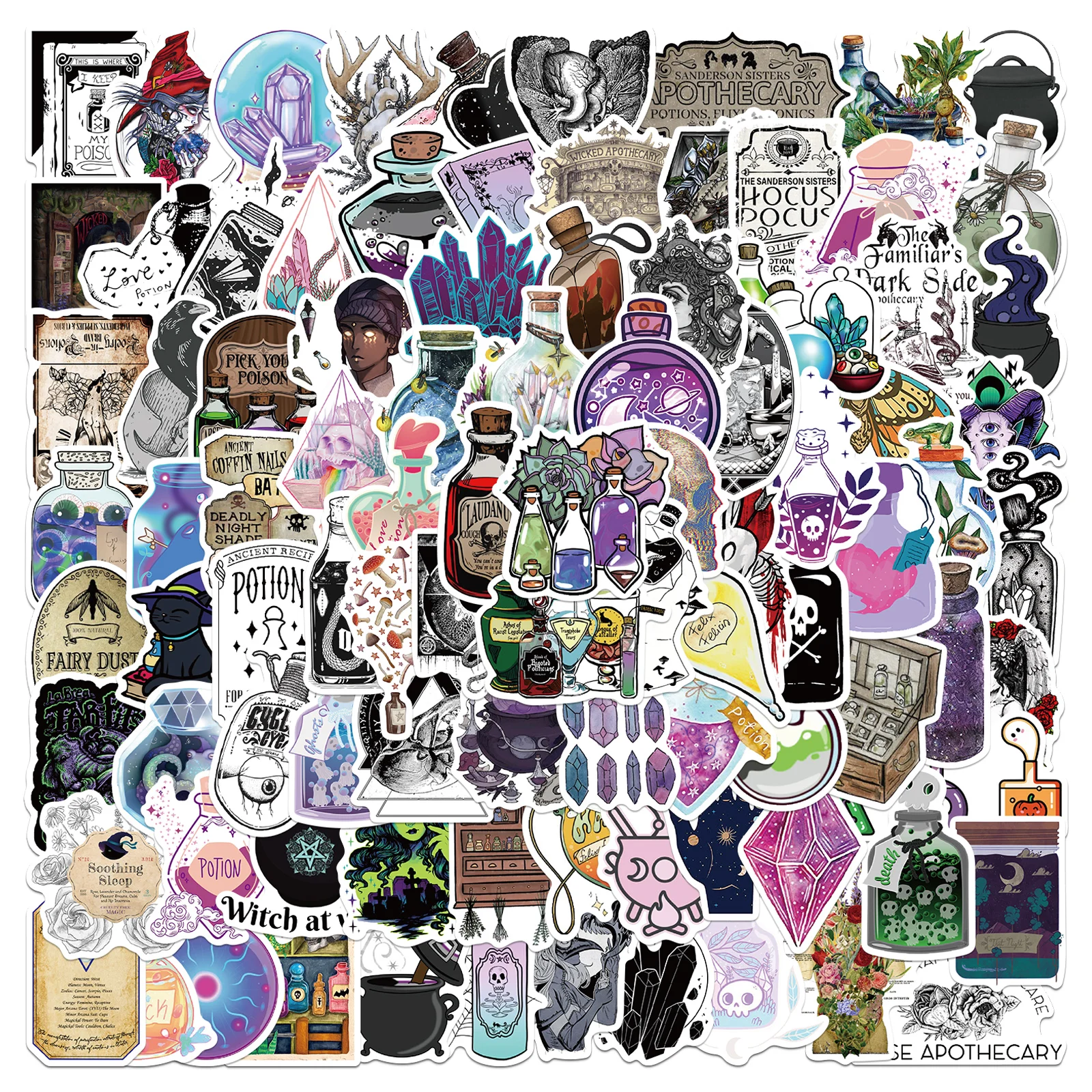 

10/30/50/100Pcs Cartoon Pharmacist Graffiti Stickers for Laptop Luggage Bicycle Waterproof Decal DIY Toys