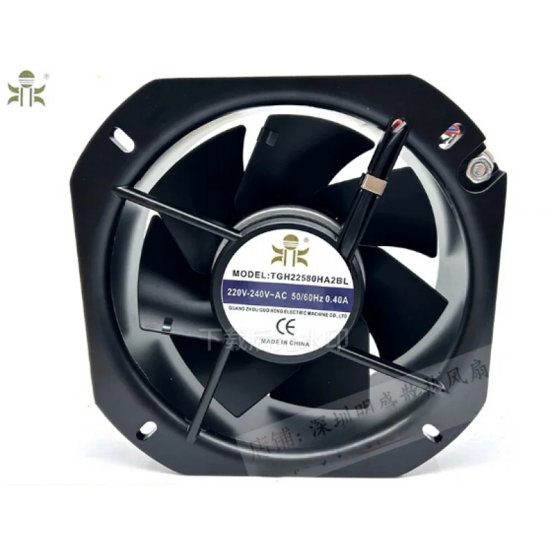 Фото Вентилятор металлический для шкафа C FOR 1PCS TGH22580HA2BL AC220V-240V 0.4A, 22580, 22 см №1