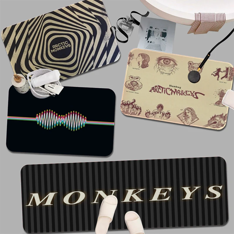 

Arctic Monkeys Bathroom Mat Washable Non-Slip Living Room Sofa Chairs Area Mat Kitchen Welcome Doormat