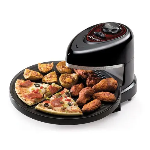 Pizzazz® Plus Rotating Pizza Oven 03430, Black
