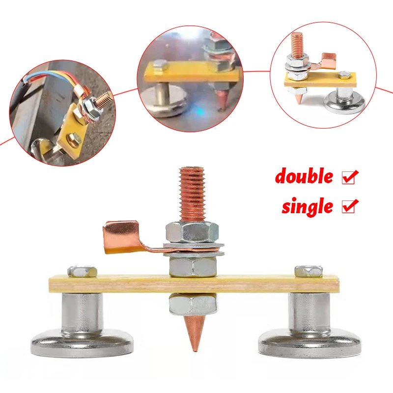 Сварочная магнитная головка хвостовик металлообработка ремонт сварочная машина