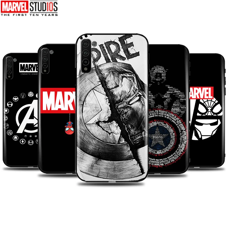 

New Marvel Avengers Logo Phone Case For Huawei Honor 10X Lite Funda Soft TPU Ultra-Thin Silicone Cover Back Coque