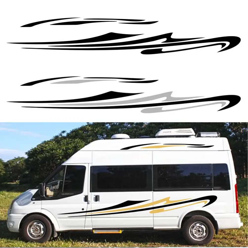 

Car Long Side Stripes Stickers Auto DIY Sports Styling Decoration Decal Automobiles Car Tuning Accessories For Mercedes Sprinter
