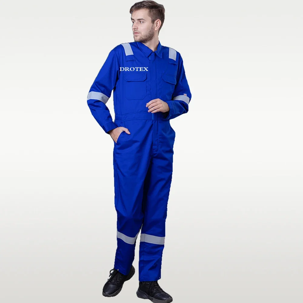 Растягивающаяся хлопковая нейлоновая одежда NFPA 2112 флуоресцентная рабочая