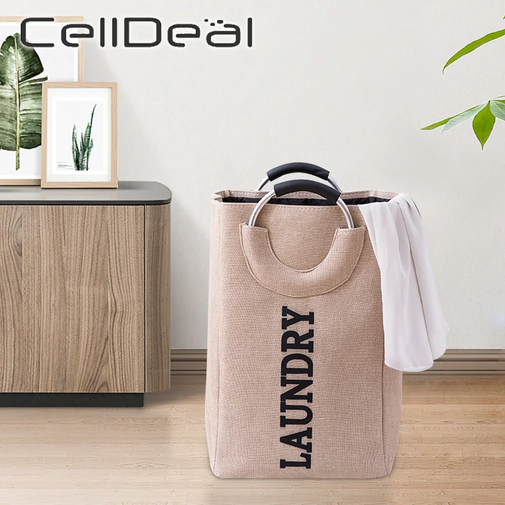 

Foldable Laundry Basket Dirty Clothes Organize Multifunction Large Capacity Sundries Organizer Clothing Storage Box With Handle