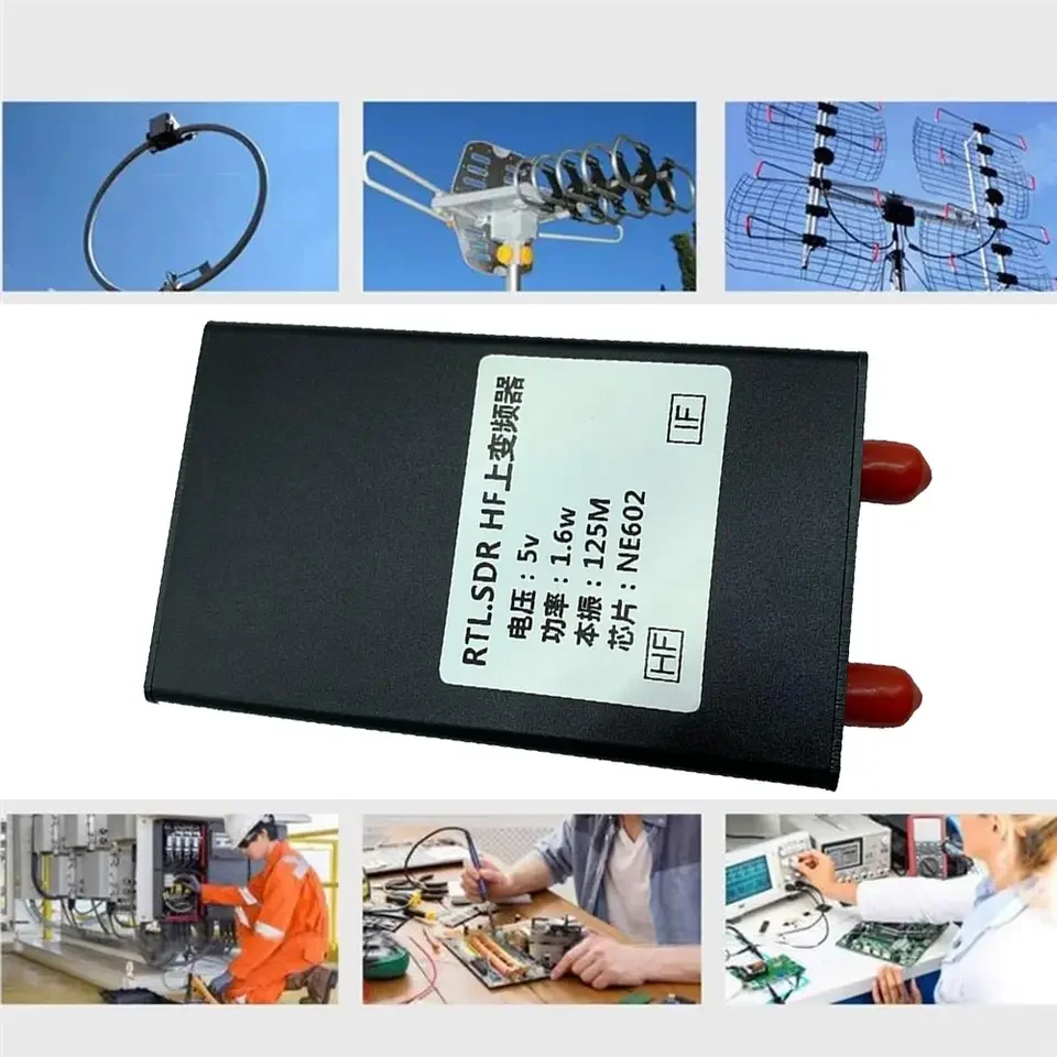 RTL-SDR HF Upconverter NE602 125 МГц 1,6 Вт 150 К-30 МГц HF Upconverter для приемника RTL2383U RTL-SDR со соединительным кабелем (art.: 3920d391850bb) - 3920d391850bb