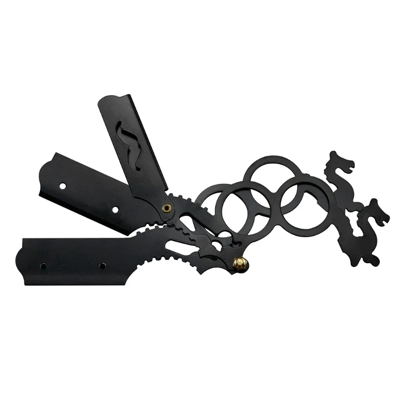 

Men Stainless Steel Straight Barber Edge Safety Razors Beard Shaving Knife