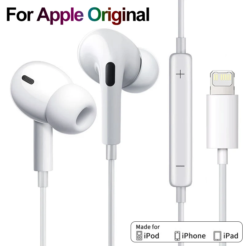 Original Headphones For Apple iPhone 14 13 12 11 Pro Max Wir