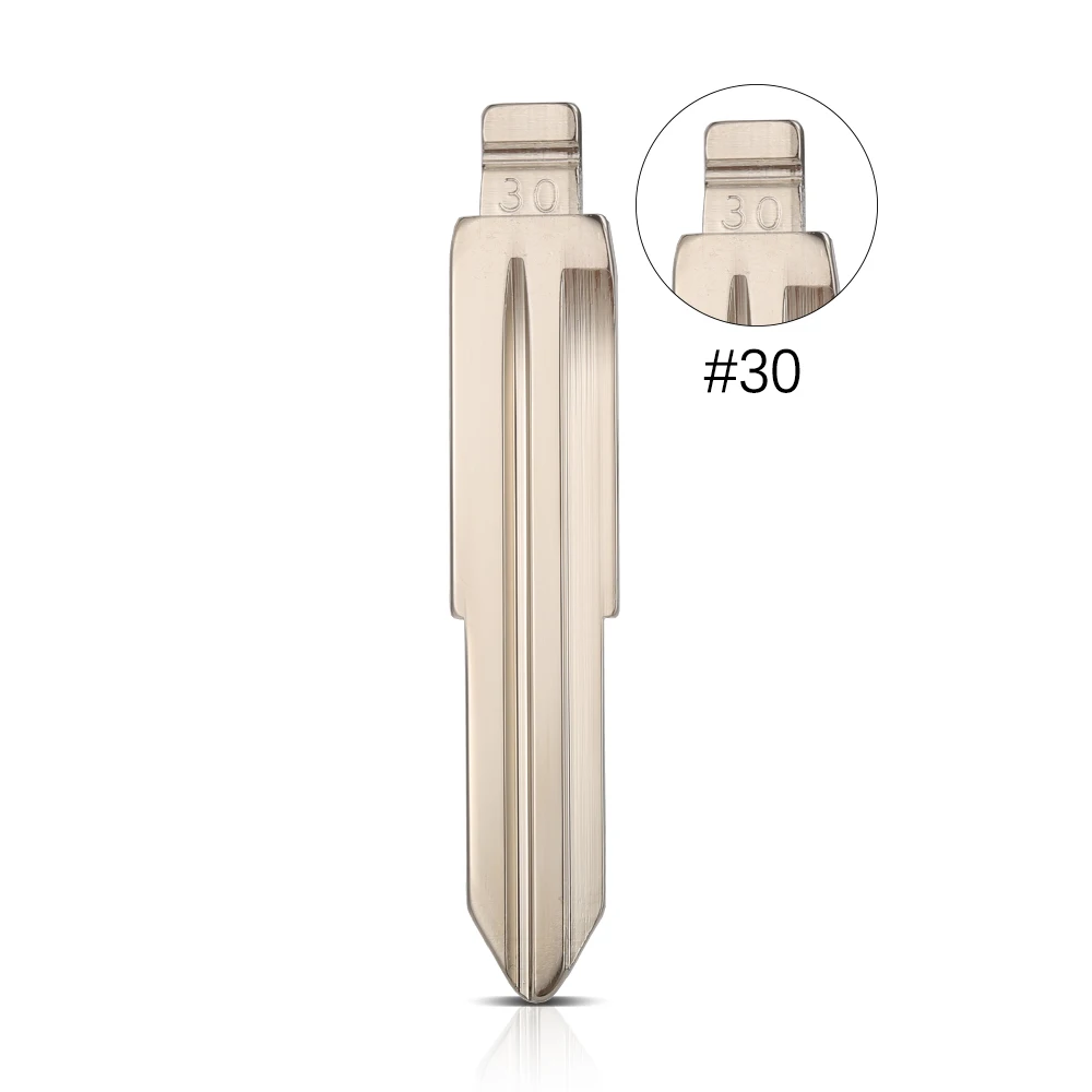 10 шт./лот складной Автомобильный ключ пустая НЕОБРАБОТАННАЯ лезвие № 30 для