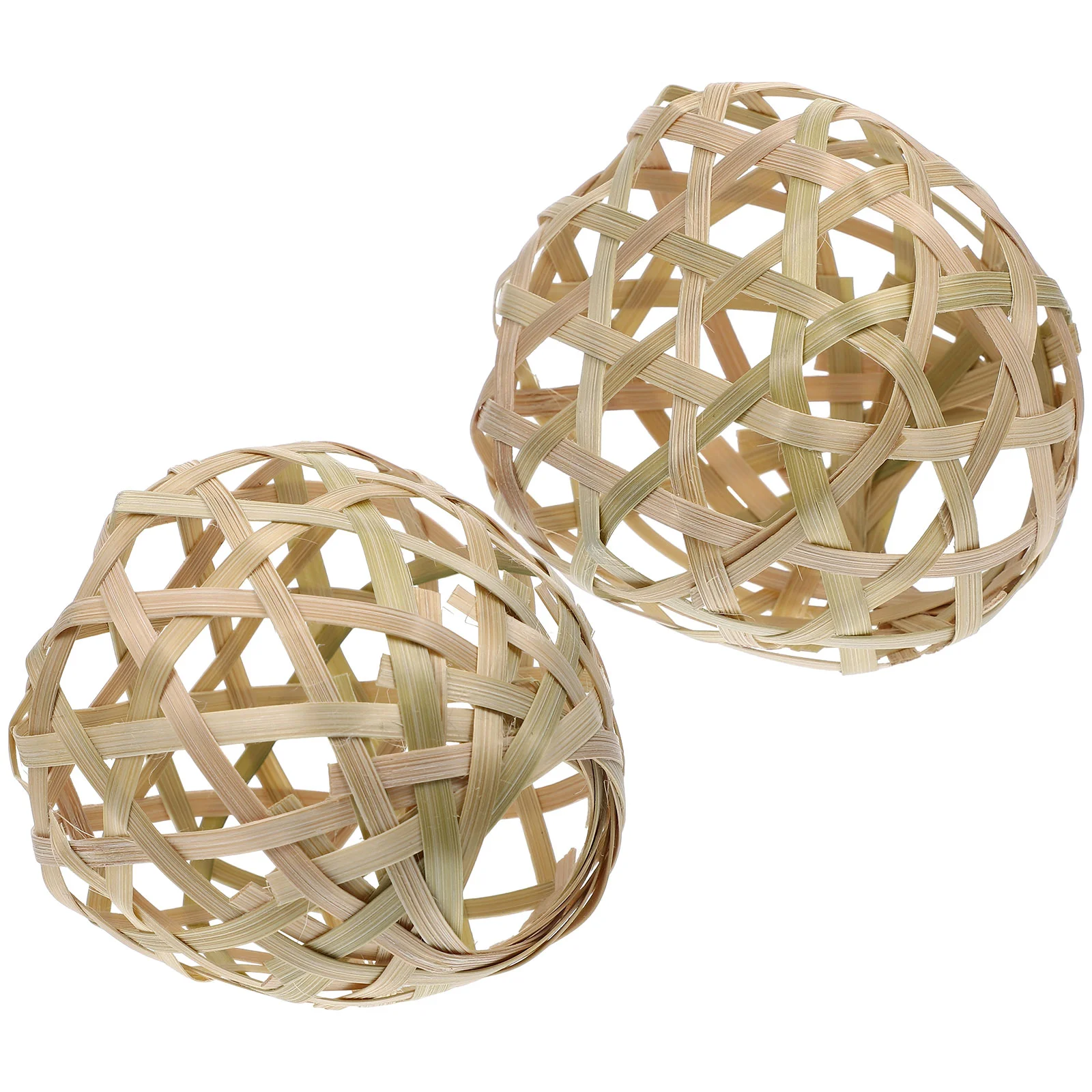 

2pcs Retro Bamboo Lampshade Lamp Shade Replacement Small Lamp Cover Lamp Decoration