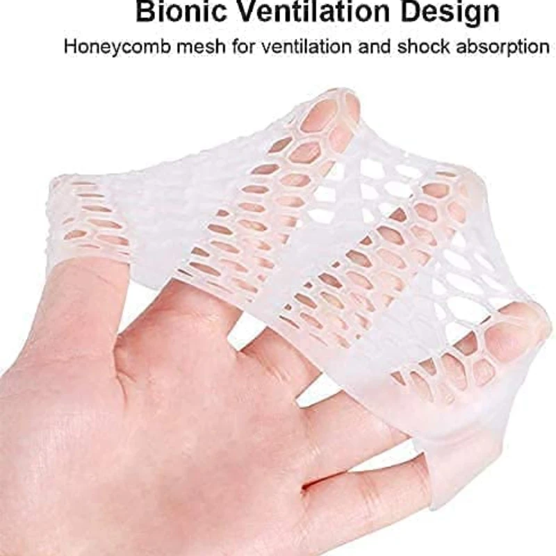 4PCS Silicone Forefoot Pads Pain Relief High Heels Half Insoles for Women Foot Protector Toe Separator Cushion Pads Shoes Pad