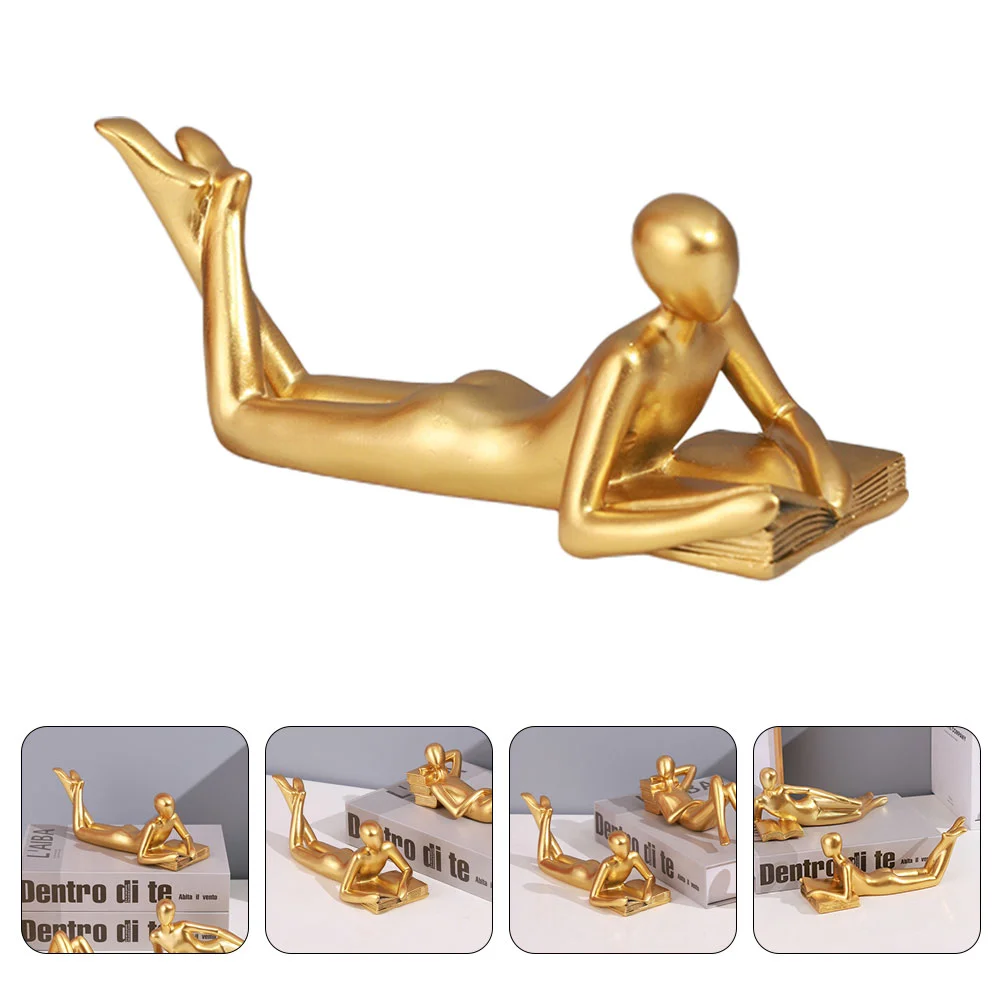 

Reader Statue Abstract Sculpture Table Centerpieces for Living Room Office