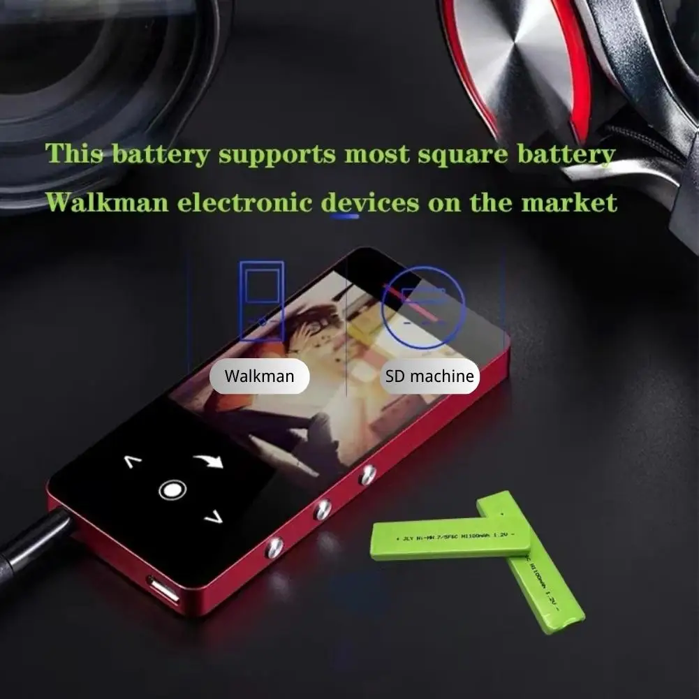 

1.2V 7/5F6Cbattery H1100Mah Rechargeable Battery, Suitable for Most Models Such As MD CD Player, Walkman, MP3, Etc