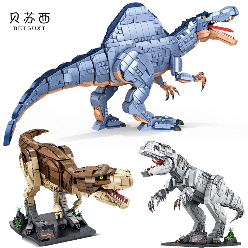 

2020 New Jurassic Park T-Rex IDEAS Dinosaur Toys Dinosaur World Building Blocks Creative Deformed Bricks Sets Boy Toy Kids Gift