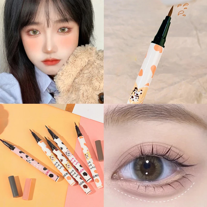 

Lying Silkworm Pencil Galaxy Black Brown Eyeshadow Pen Long-lasting Waterproof Shiny Eyeliner Outline Pen Stick Makeup Beauty