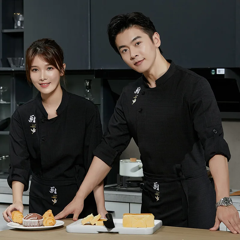 Новая Униформа шеф-повара с флисовой подкладкой для ресторана кейтеринга
