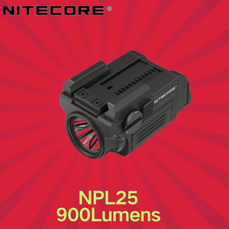 NITECORE NPL25 Компактный тактический фонарь с дальним светом 900 люмен светодиодный