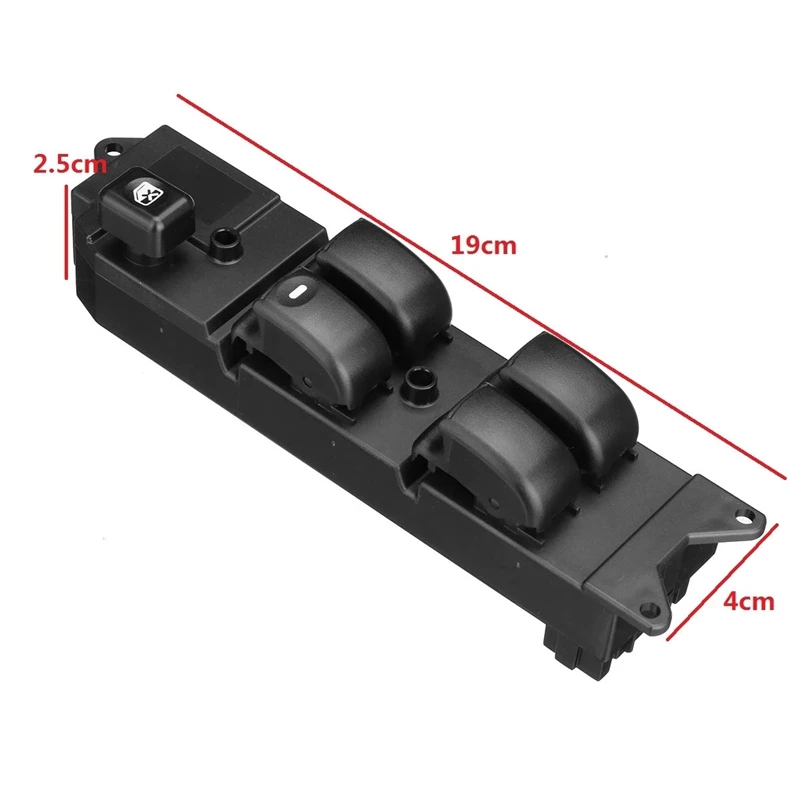Переключатель окна автомобиля LHD черный электрический переключатель