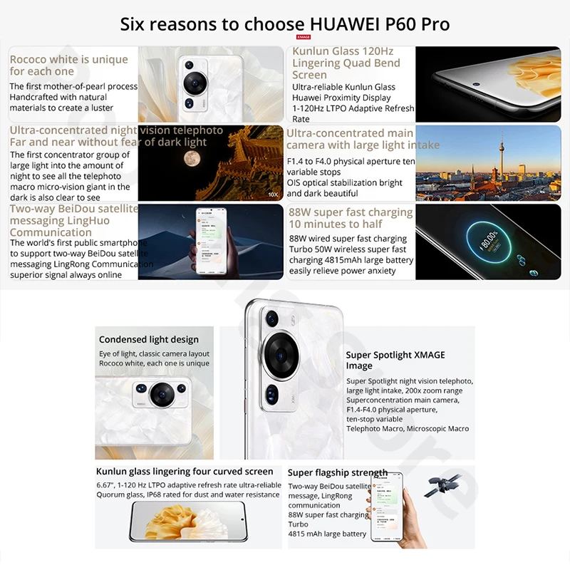 Рисунок 2 - HUAWEI P60 Pro смартфон с 6