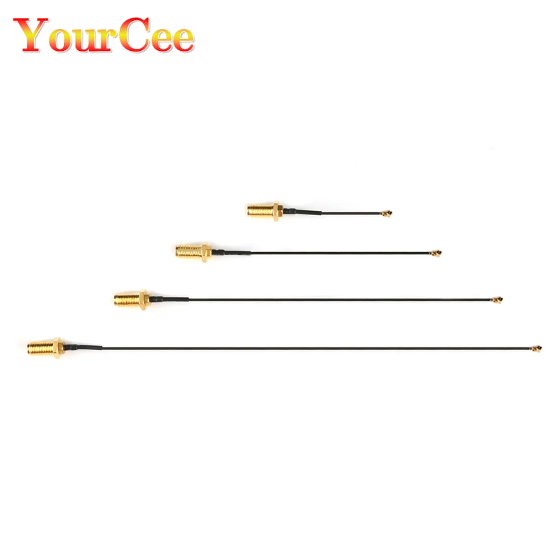 2 шт. прямой разъем SMA в гнездовой IPEX Радиочастотный кабель отрезок uFL/u.FL/антенна IPX