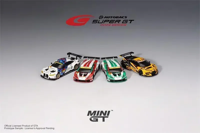 MINI GT 1:64 Huracan / M4 NSX GT3 литая модель автомобиля
