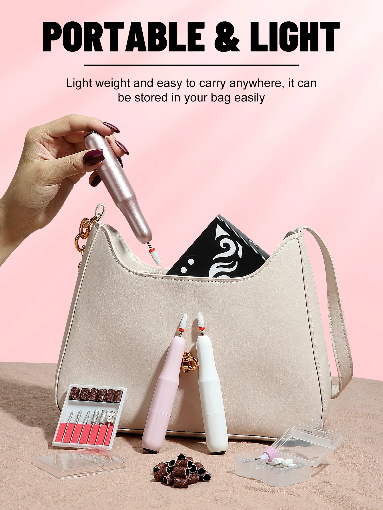 30000 об/мин USB-сверло для ногтей маникюра набор фрез гель-полировки дрель ручка