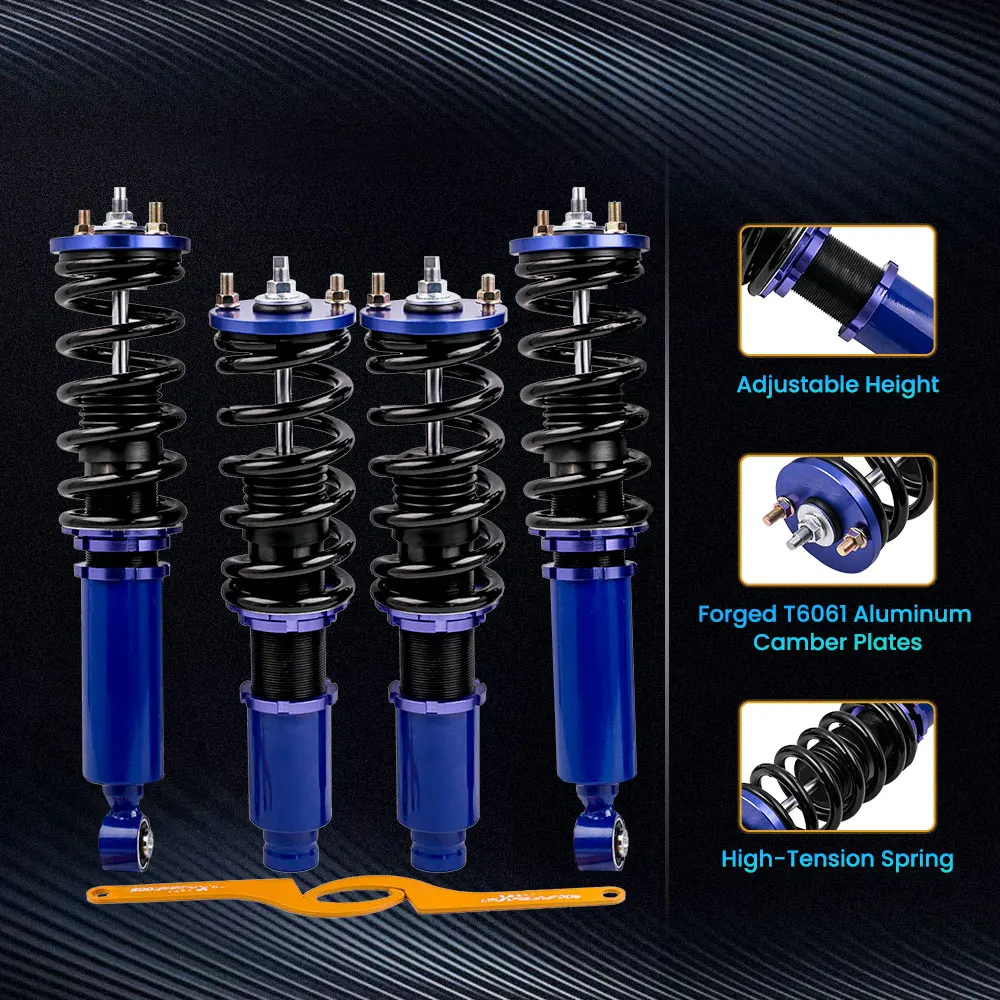 

Комплект coiloвера Spring & Shock для Honda CR-V 1996-2001 Adj. Комплект регулировочных амортизаторов переднего и заднего вида для улицы по высоте