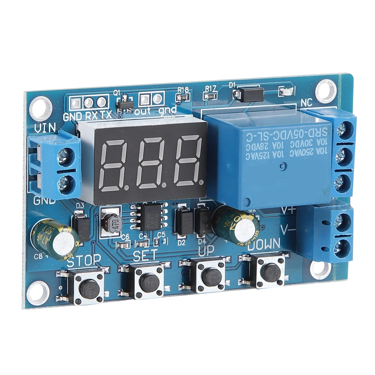 

DC 6-40V Battery Charger Control Switch Undervoltage Overvoltage Protection Board Auto Cut Off Disconnect Controller