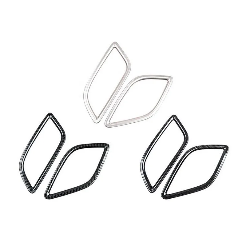 

Tonlinker наклейка на крышку салона для Volkswagen ID4 2021-22, Стайлинг автомобиля, 2 шт., наклейка на крышку из нержавеющей стали