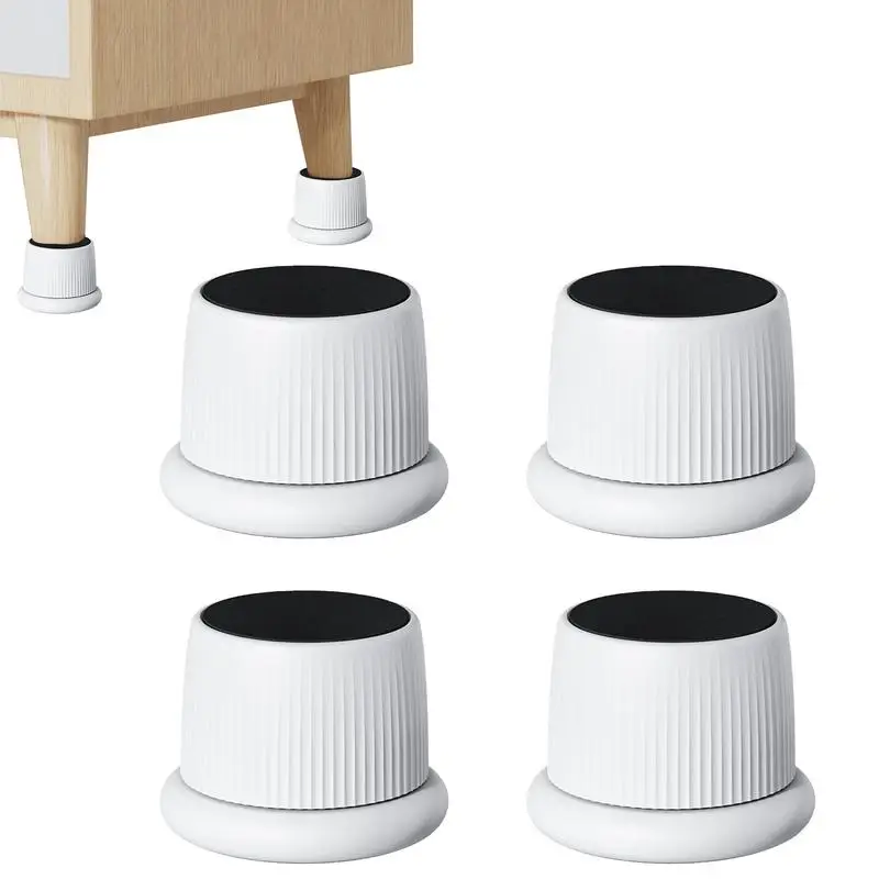 

Anti Vibration Pads Refrigerator Support Feet Without Nails 4Pcs Round Machine Support Feet Self-Adhesive For Coffee Machine